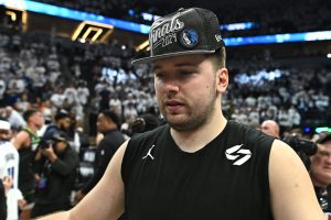 How Luka Dončić keyed Mavericks to Game 5 blowout over Timberwolves to win Western Conference finals