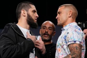 ‘I’m happy to understand’… Islam Makhachev and Dustin Poirier solve swear word feud hours before UFC 302