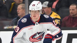 Blue Jackets’ Patrik Laine cleared after broken clavicle