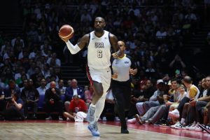LeBron James’ late scoring spree propels Team USA past Germany in final pre-Olympic game